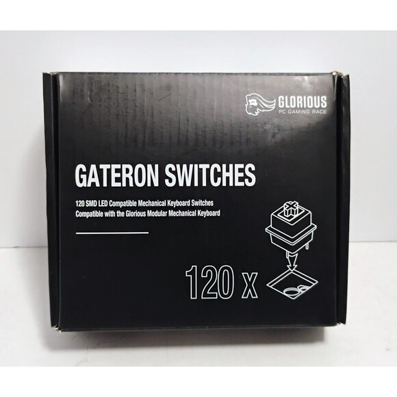 GLORIOUS PC GAMING RACE SMD LED COMPATIBLE KEYBOARD GATERON SWITCHES CLEAR - Picture 1 of 6